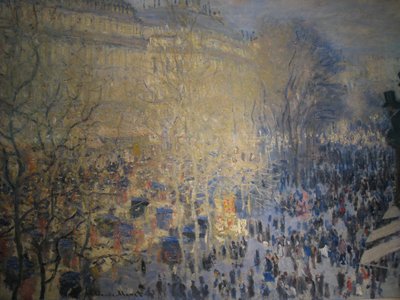 The Boulevard des Capucines by Claude Monet